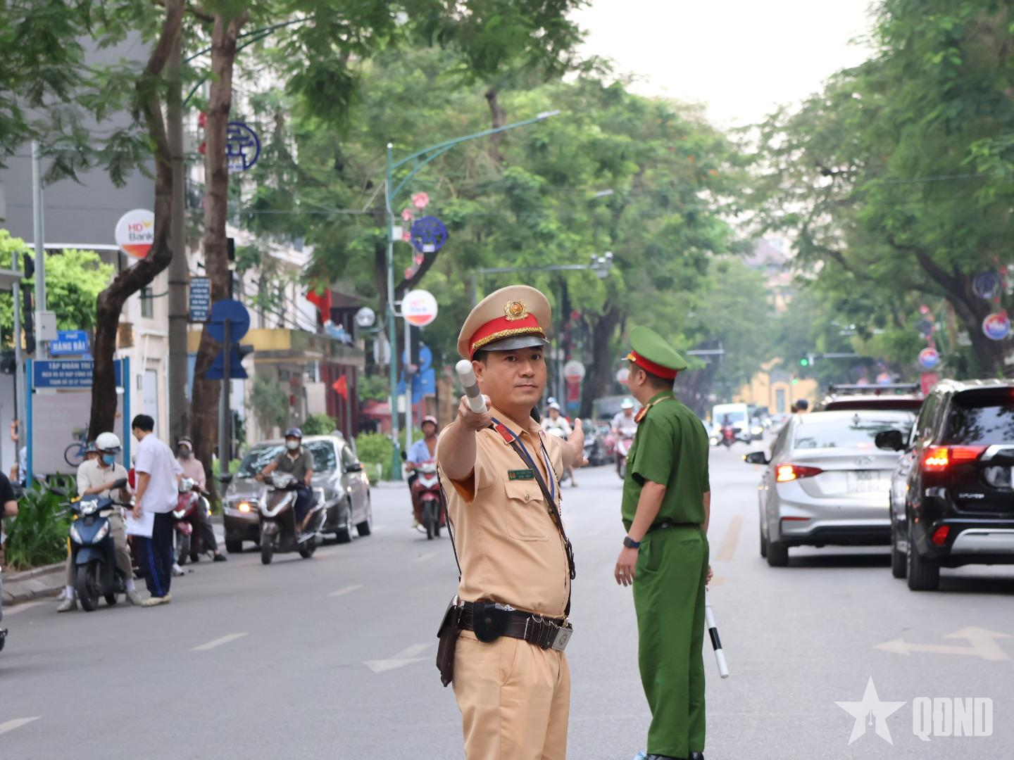 Phân luồng giao thông phục vụ Đại hội đại biểu Phụ nữ toàn quốc lần thứ XIV